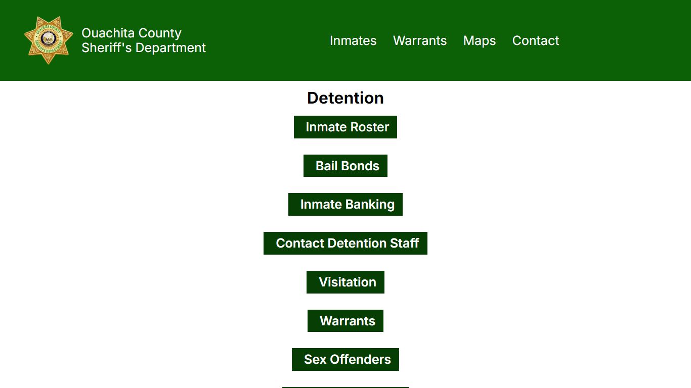 DetentionV4 - Ouachita County Sheriffs Office current